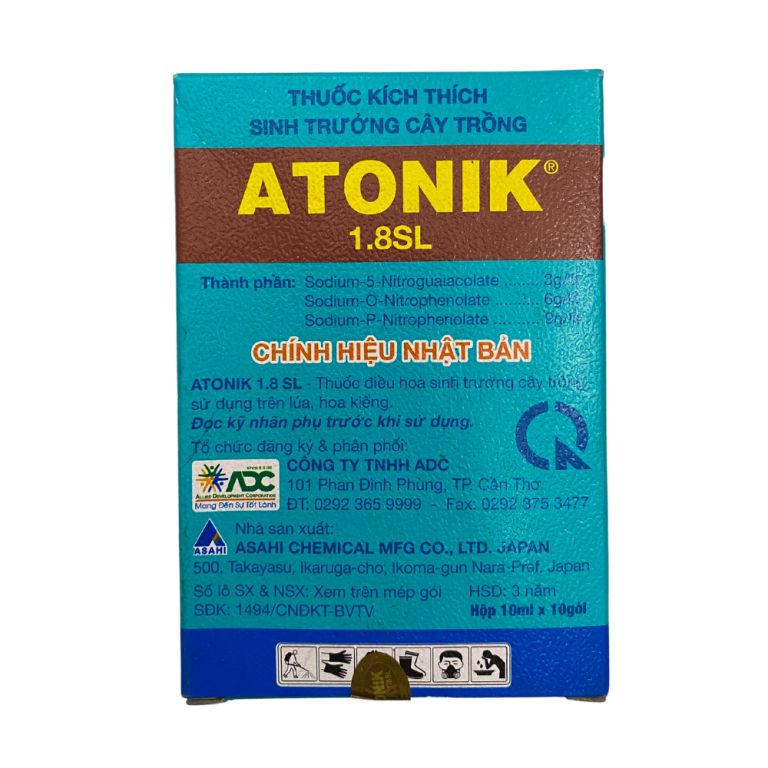 ATONIK (10ml) – Kích rễ, bật mầm mạnh cho cây trồng và hoa kiểng ảnh 3 — cây để bàn ra hoa