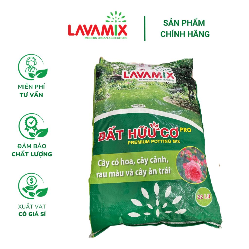 Đất hữu cơ LAVAMIX Premium Potting Mix Bao 22 lít ảnh 1 — cây kim tiền để bàn giá bao nhiêu