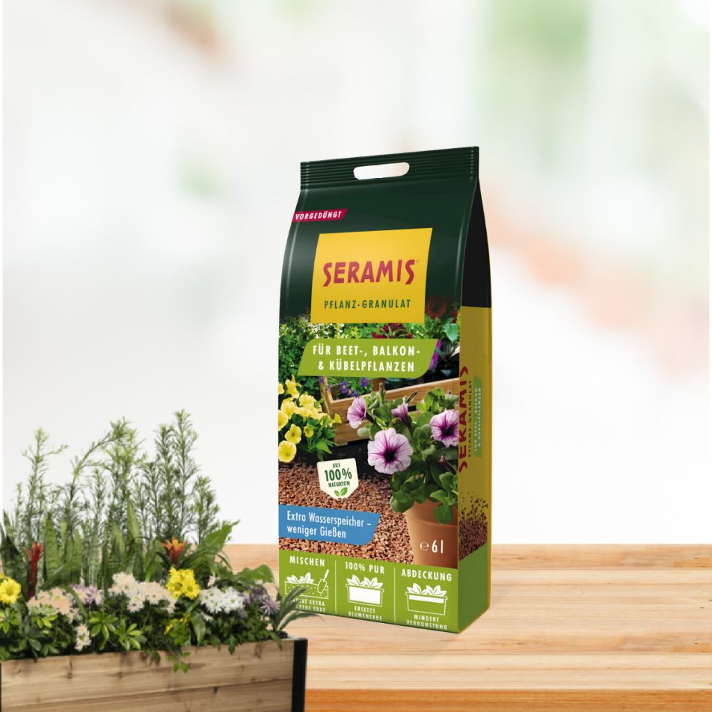 Giá thể cho cây trồng chậu SERAMIS ảnh 1 — chậu cây để bàn giá rẻ