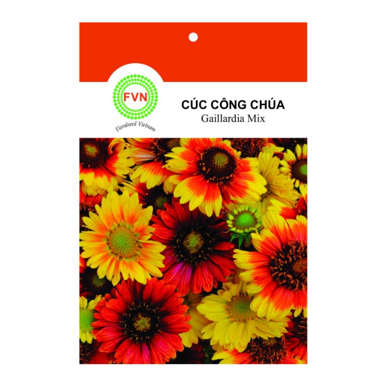 Hạt giống Hoa Cúc công chúa Gaillardia Mix FVN Gói 5 hạt ảnh 1 — cây để bàn mệnh hỏa
