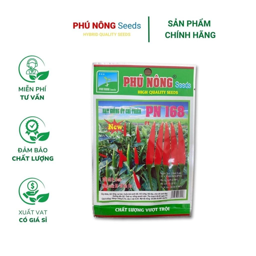 Hạt Giống Ớt Chỉ Thiên PN 168 ảnh 1 — địa chỉ bán cây cảnh để bàn tại hà nội