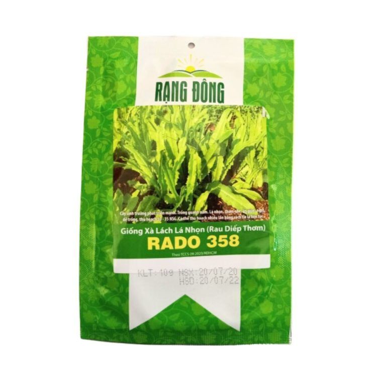 Hạt giống Rau diếp thơm (Xà lách lá nhọn) RADO 358 Gói 10 gram ảnh 2 — cây để bàn quy nhơn