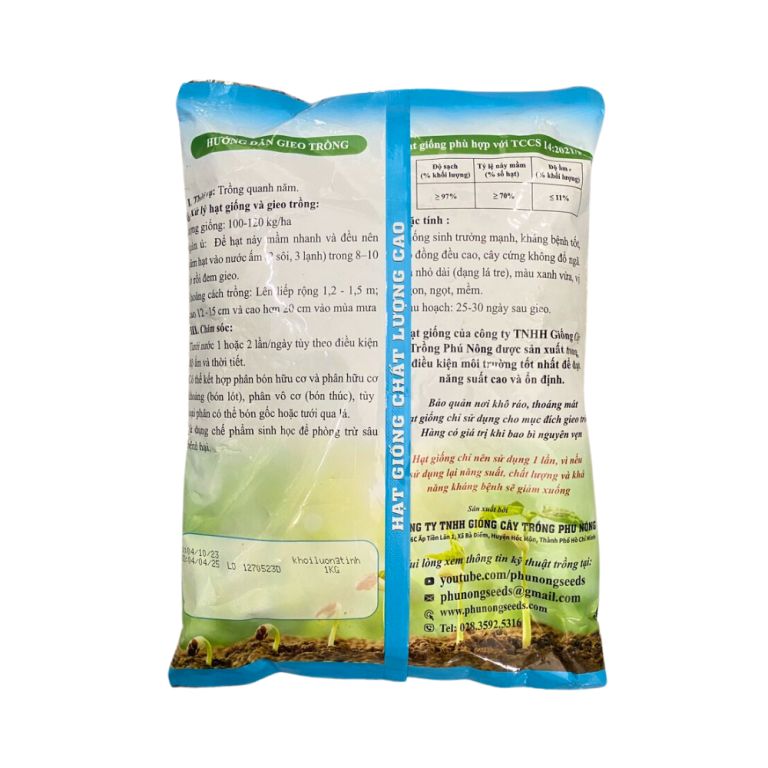 Hạt giống rau muống cao sản PN (Dạng lá tre) Dễ trồng, giống rau tốt, phù hợp với mọi loại đất ảnh 4 — cây để bàn hợp tuổi…