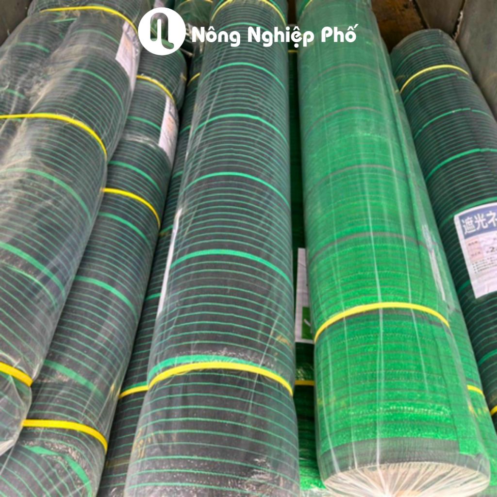 Lưới lan che nắng 70% Thái Lan Chuông Vàng Màu Đen Khổ 3m ảnh 2 — cây để bàn màu vàng