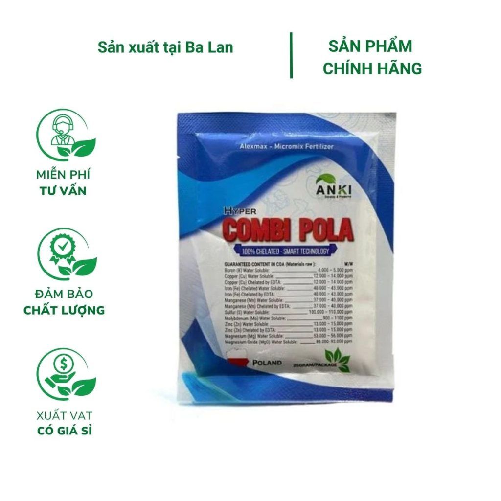 Phân bón trung vi lượng HYPER COMBI-POLA nhập khẩu từ Ba Lan Gói 25 gram ảnh 1 — cây máy tính để bàn tiếng trung là gì