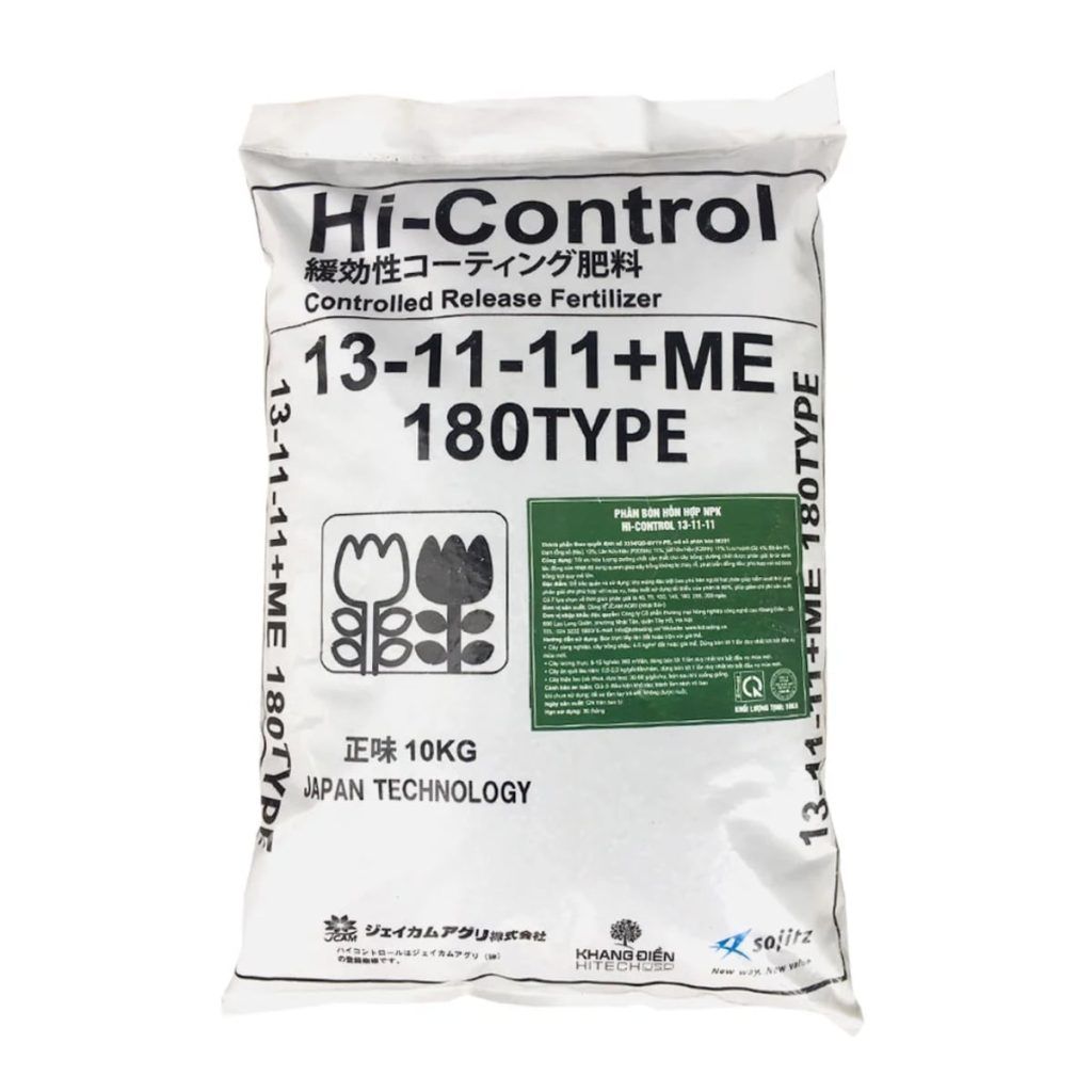 Phân chì Nhật Bản Hi-control 13-11-11+ME Bao 10kg ảnh 3 — cây để bàn thuỷ sinh