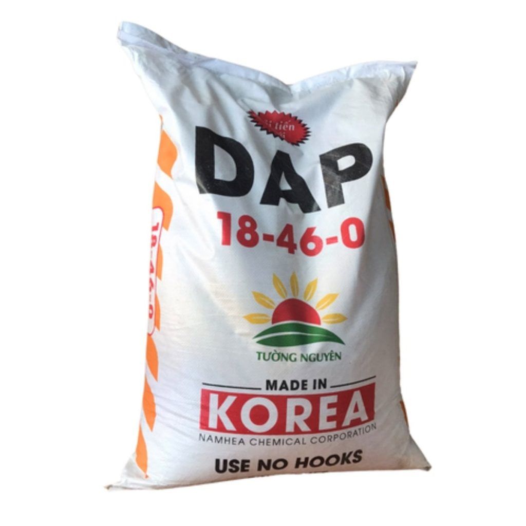 Phân DAP Hàn Quốc (Bao 50kg) Phân bón tăng trưởng cho cây ăn trái, rau lá ảnh 2 — cây hạnh phúc để bàn giá bao nhiêu