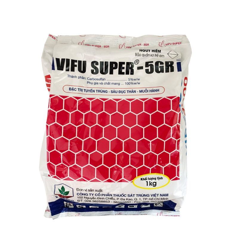 Thuốc đặc trị sùng đất, sâu đục thân VIFU SUPER 5GR Gói 1kg ảnh 2 — cây để ban thần tài