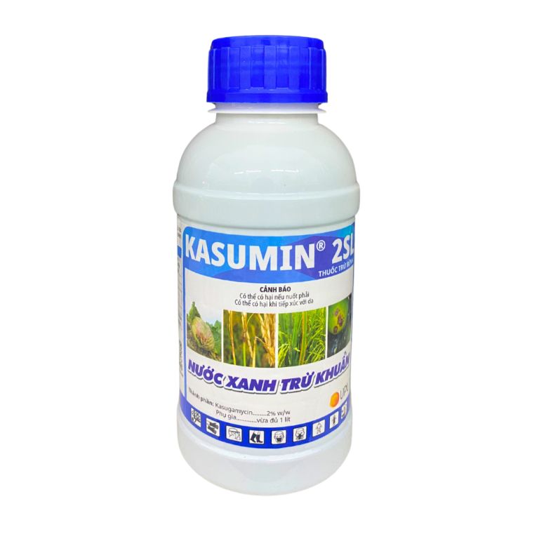 Thuốc trừ bệnh KASUMIN 2SL trị đốm lá, thối vi khuẩn, đạo ôn Chai 400ml ảnh 3 — cây để bàn trà đạo