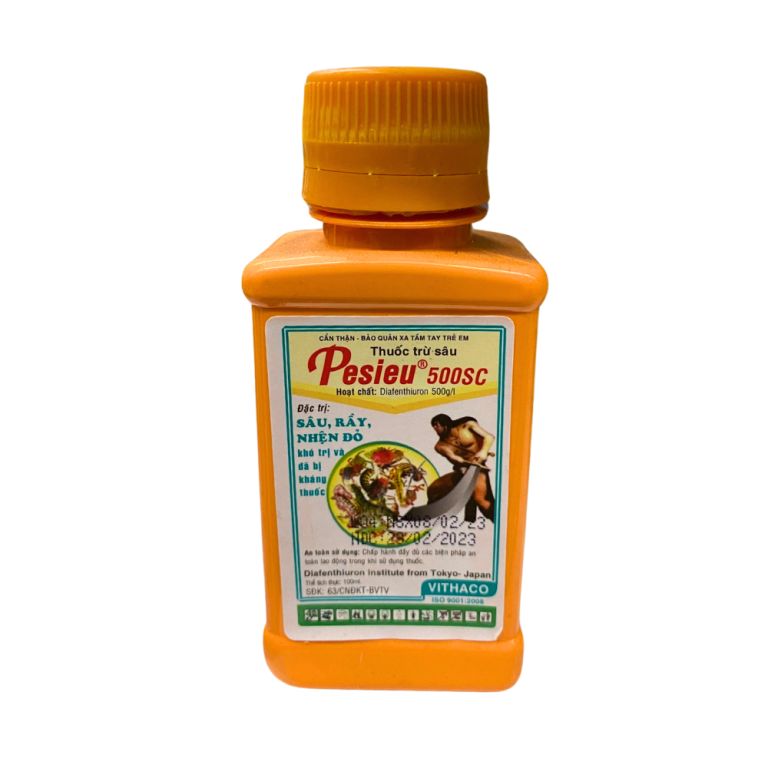 Thuốc trừ sâu rầy nhện đỏ Pesieu 500SC Đặc trị sâu, rầy, nhện đỏ trên cây hoa hồng, hoa lan, các loại rau và cây ăn… — cây…