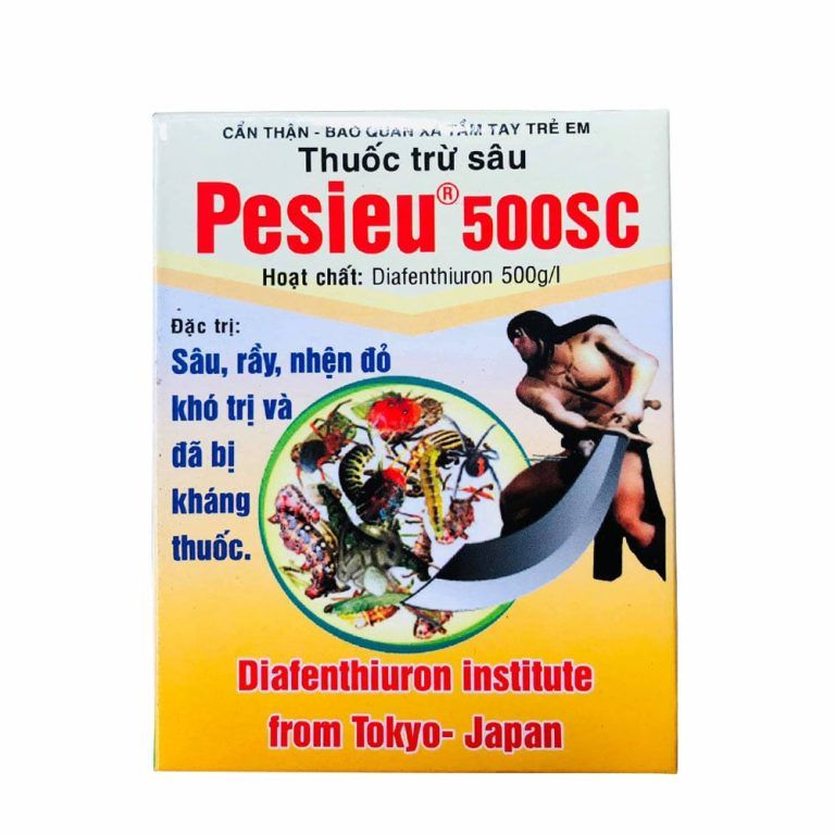 Thuốc trừ sâu rầy nhện đỏ Pesieu 500SC Đặc trị sâu, rầy, nhện đỏ trên cây hoa hồng, hoa lan, các loại rau và cây ăn… — cây…